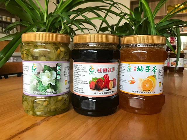 茉莉花花茶、桂圓紅棗花茶、柚子花茶